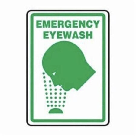 Accuform Exit Sign, Adhesive Dura-Poly, 10 in W, 14 in H MFSD509XV